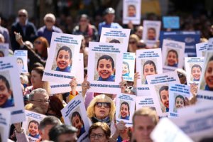 MANIFESTACION MASIVA EN ALMERIA EN APOYO A GABRIEL CRUZ