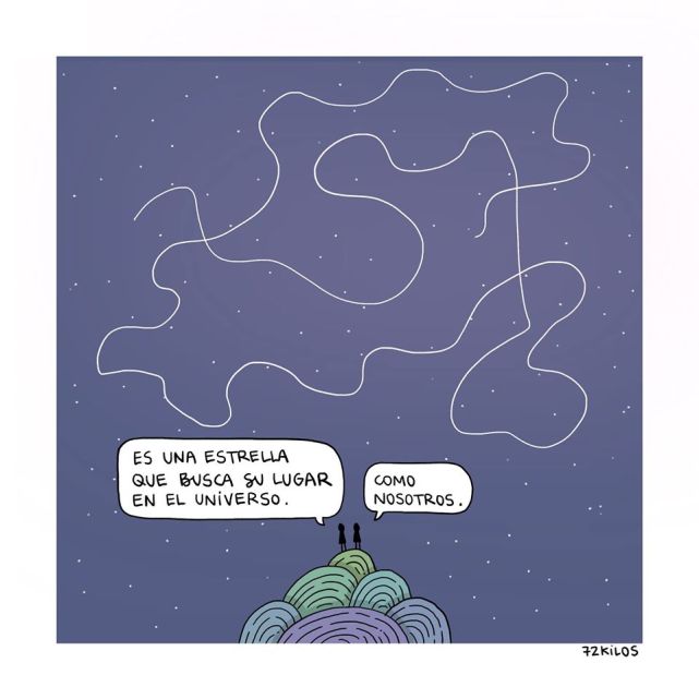 Lugar en el univeso 72 kilos